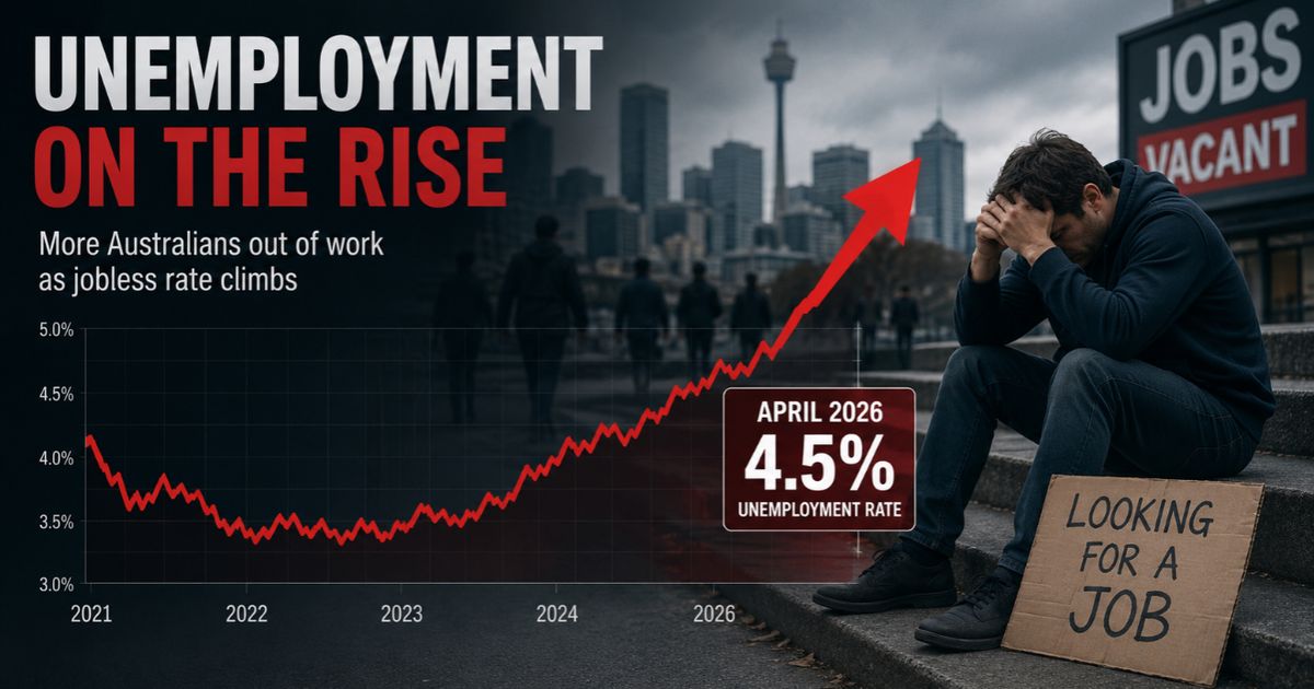 Australia unemployment rises to 4.5% as labour market shows signs...