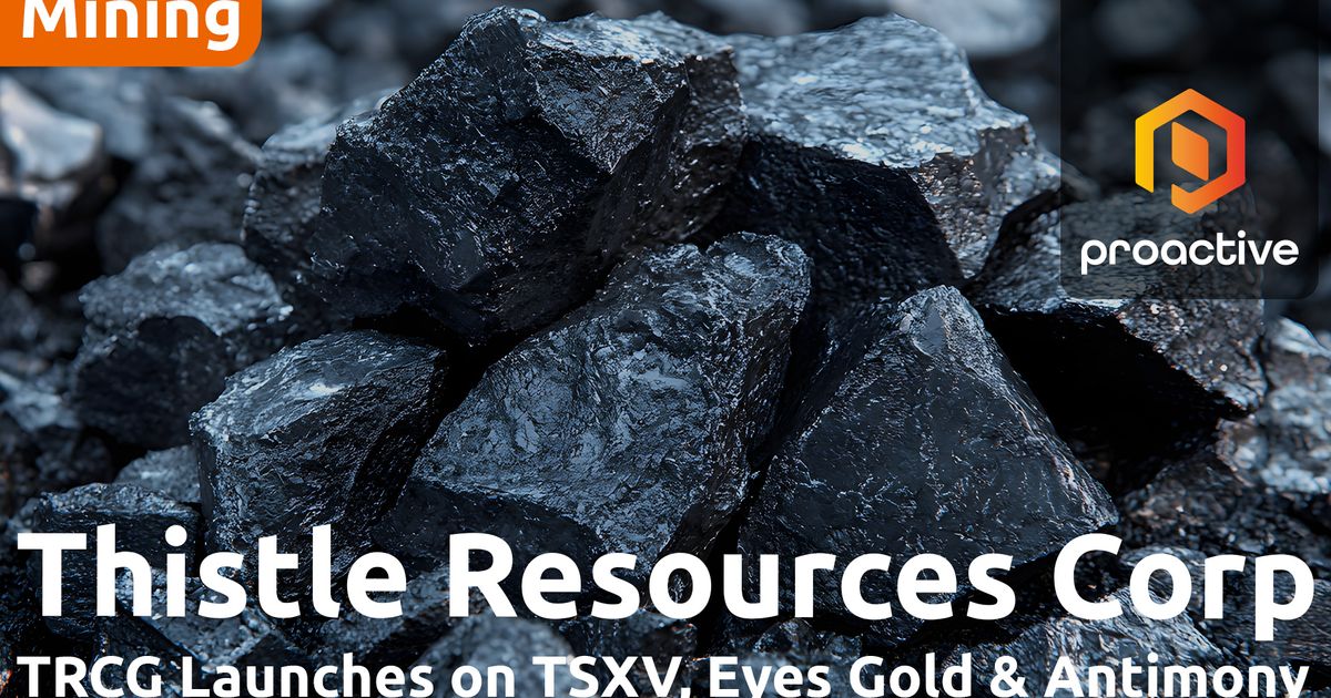 Thistle Resources debuts on TSX-V with high-grade Antimony and Gold ...