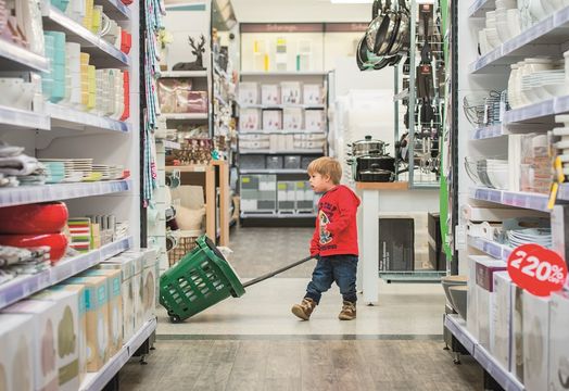 Child-in-Dunelm-store