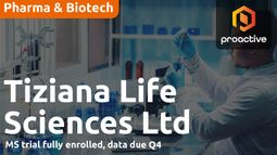 Tiziana completes enrollment for Phase 2 trial in progressive MS study