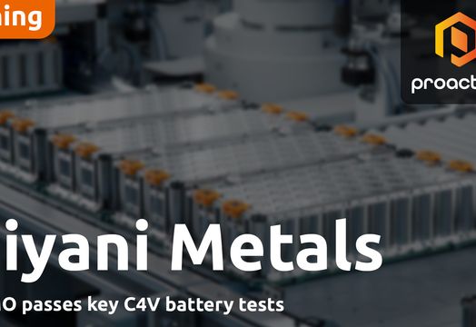 Giyani Metals passes battery testing milestone on path to DFS release