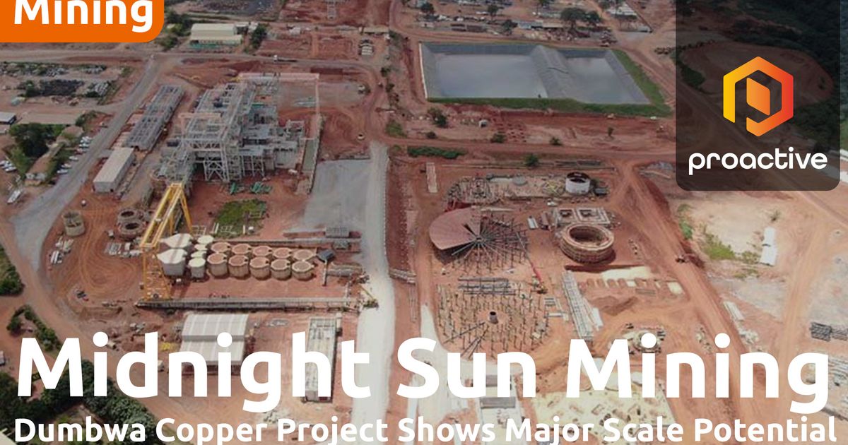Midnight Sun expands large-scale Dumbwa Copper discovery in Zambia
