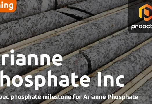 Arianne produces Phosphoric Acid from Quebec Phosphate concentrate