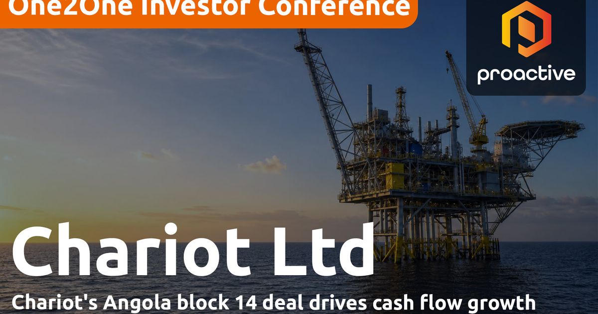 Chariot CEO on Angola deal transforming the company - One2One Investor Forum