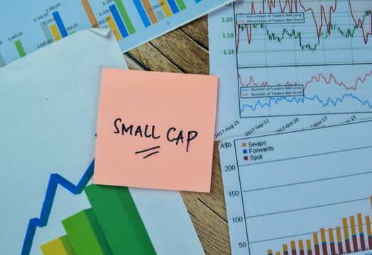 small cap graphic
