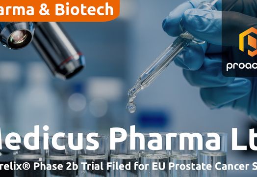 Medicus advances Teverelix development with EU Phase 2b trial submission in Prostate Cancer