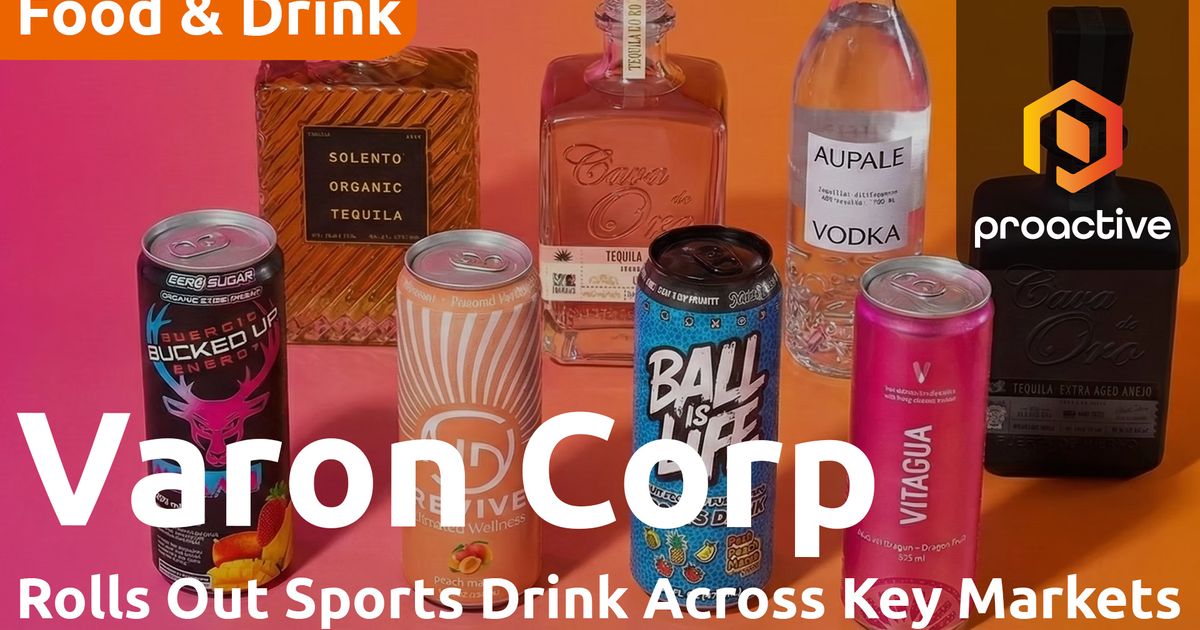 Varon Corp expands into functional beverages with community-driven...