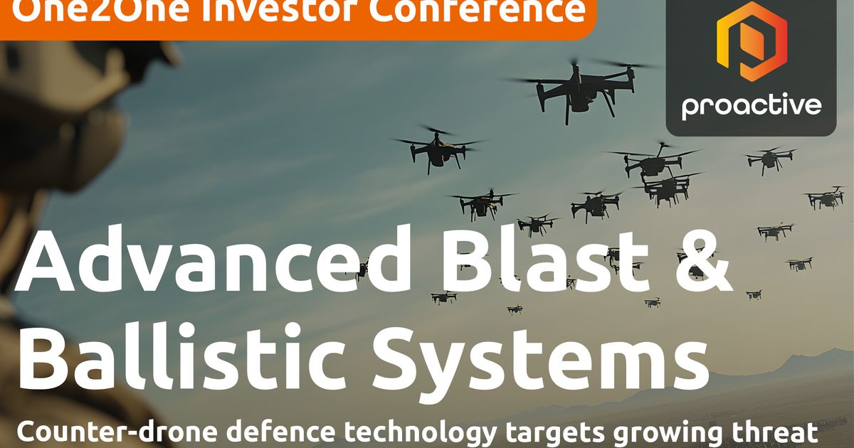 Advanced Blast & Ballistic Systems on counter-UAS innovation - One2One Investor Forum