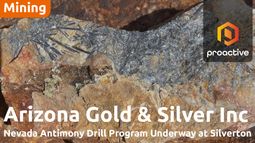 Arizona Gold & Silver launches Silverton drill program targeting Antimony and deeper gold potential