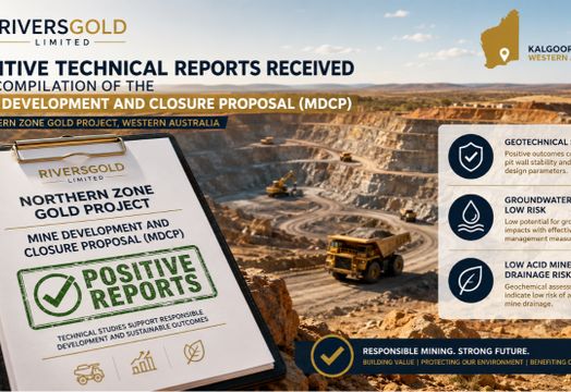 Riversgold Ltd - Riversgold clears key technical hurdles as Northern Zone mining permits advance