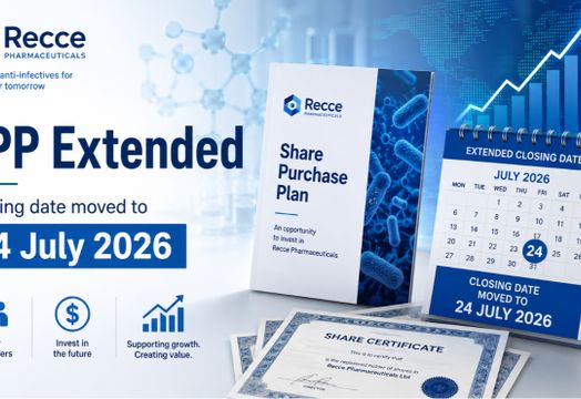 Recce Pharmaceuticals Ltd - Recce Pharmaceuticals extends share purchase plan deadline to July 24