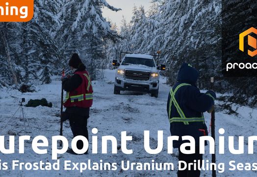 Purepoint explains why winter is prime season for Uranium exploration in Saskatchewan