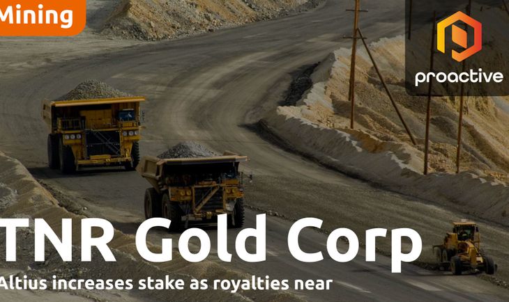 Altius Minerals doubles down on TNR Gold's royalty strategy as first cashflow nears