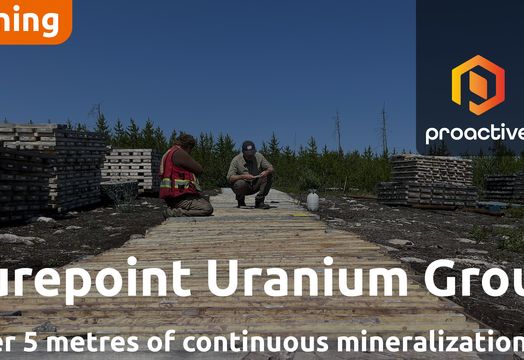 Purepoint Uranium reports strong radioactivity at Nova Discovery on Dorado Project