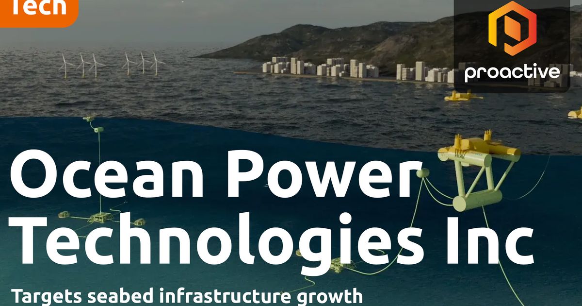 Ocean Power Technologies expands maritime platform with subsea ...