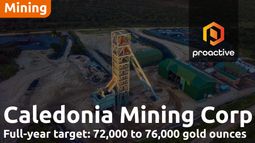 Caledonia CEO on improving grades and H2 gold production growth