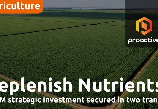 Replenish Nutrients secures 15 million strategic investment to expand production