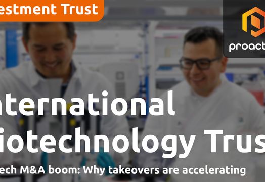 IBT portfolio manager: biotech M&A boom set to continue as big pharma hunts