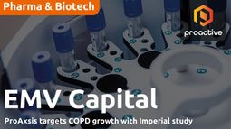 EMV Capital: ProAxsis eyes COPD market breakthrough with Imperial College London study