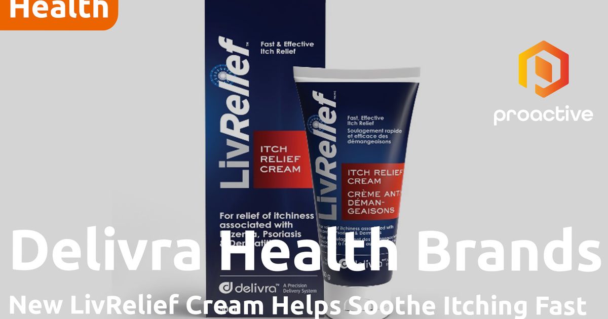 Delivra Health Brands launches LivRelief Itch Cream for Eczema,...