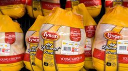 Tyson Foods Inc - Tyson shares slip as sales miss estimates and volumes fall