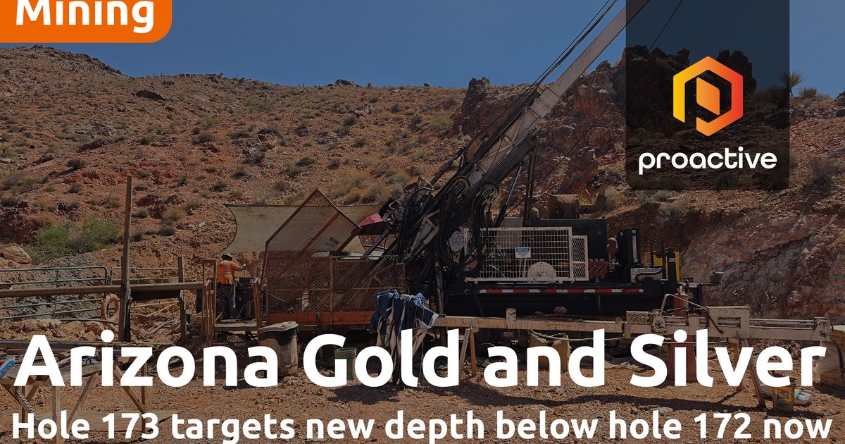 Arizona Gold and Silver completes hole 172, resets for deeper hole 173