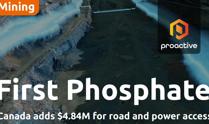 First Phosphate secures additional $4.84M in Canadian Government support