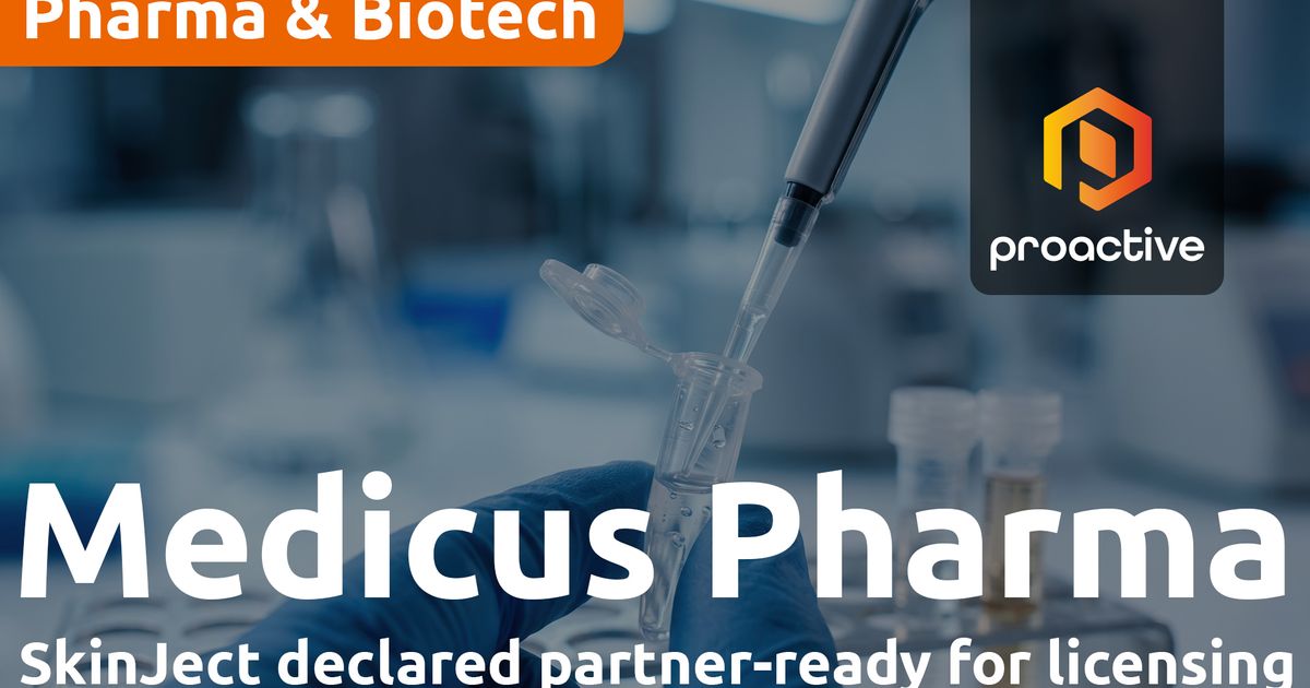Medicus Pharma secures Pfizer ADC deal, advances SkinJect and precision oncology strategy