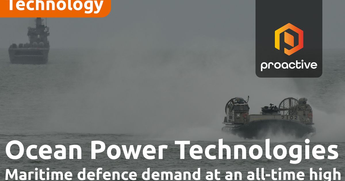 Ocean Power Technologies demonstrates WAM-V maritime drone in U.S. Army coastal trials
