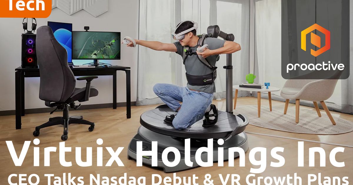 Virtuix debuts on Nasdaq as Omni VR technology scales across markets