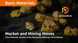 Just The Facts: Titan Minerals, Pantoro Gold, Resolution Minerals, Terra Metals