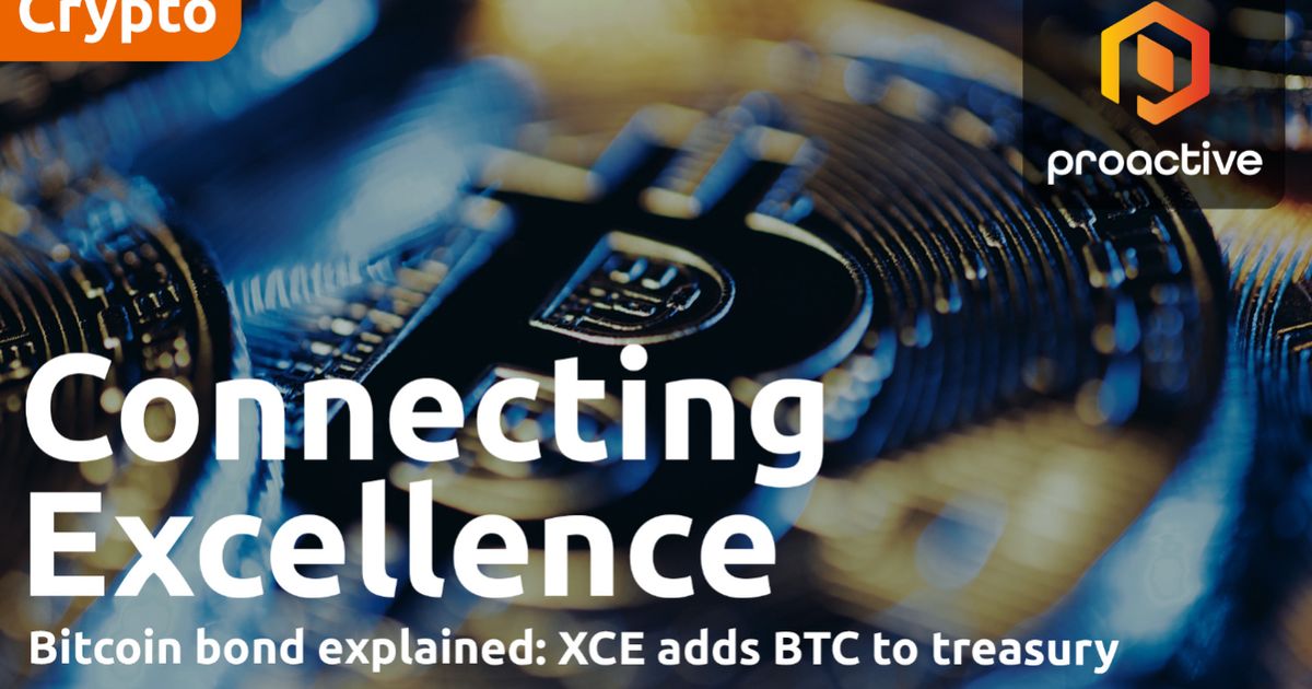 XCE BTC Bond strategy: Connecting Excellence CEO breaks it down | AQSE ...
