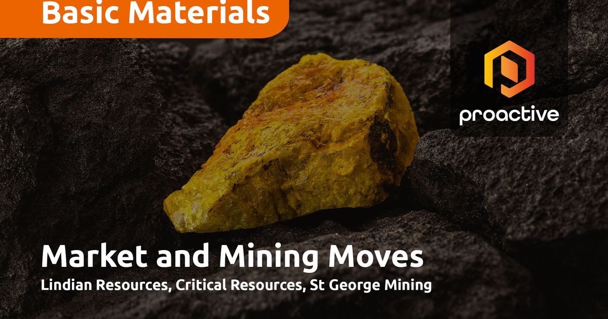 Just The Facts: Lindian Resources, Critical Resources, St George Mining