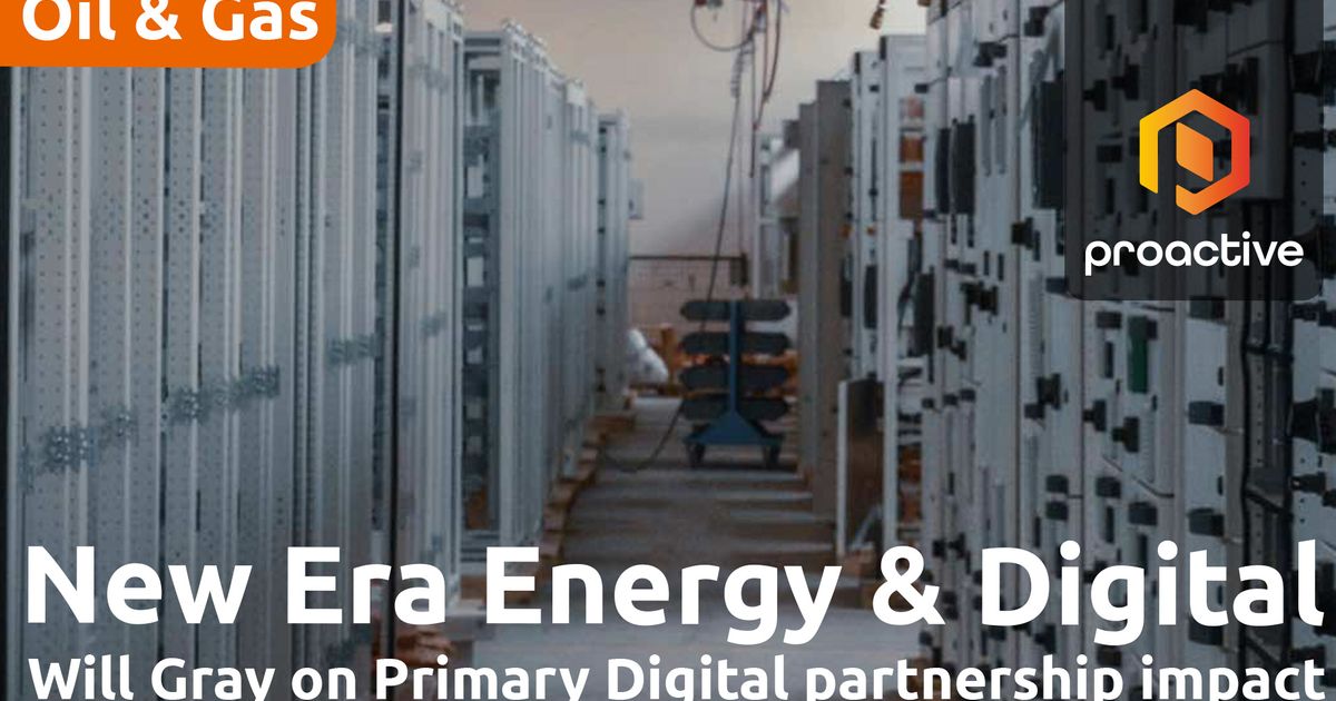 New Era Energy partners with Primary Digital to develop...