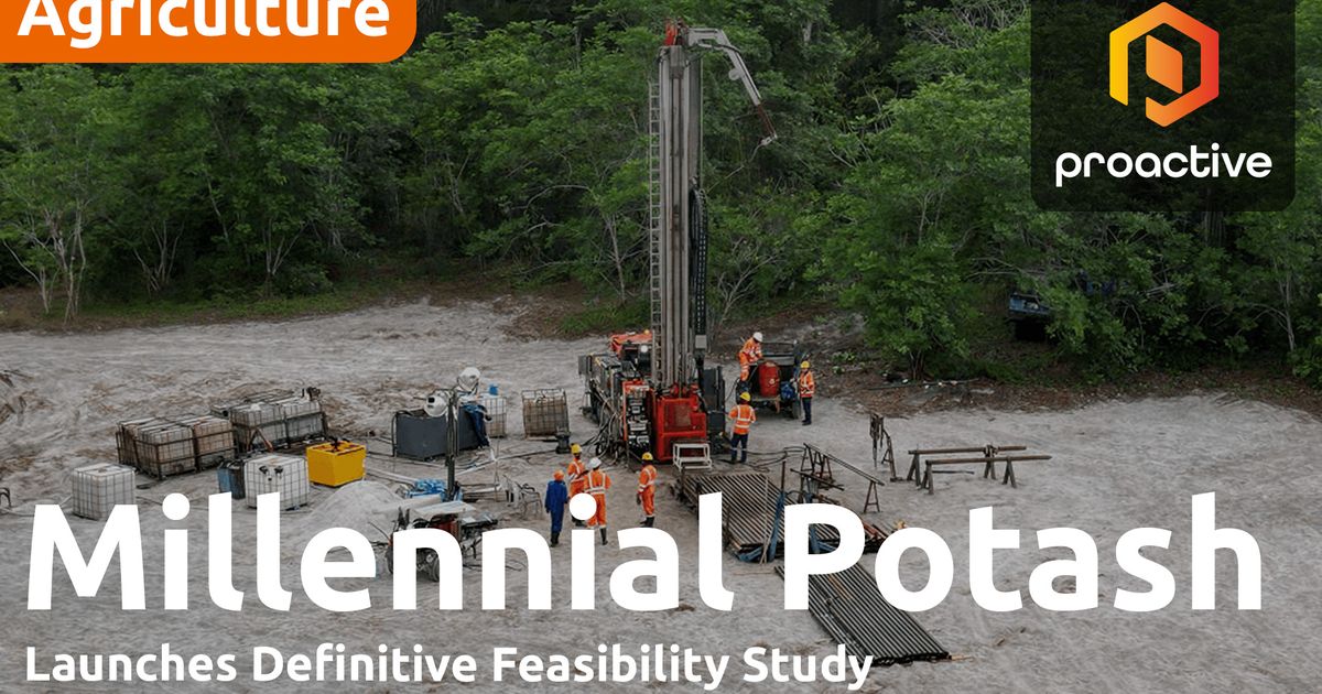 Millennial Potash launches definitive feasibility study at Banio...