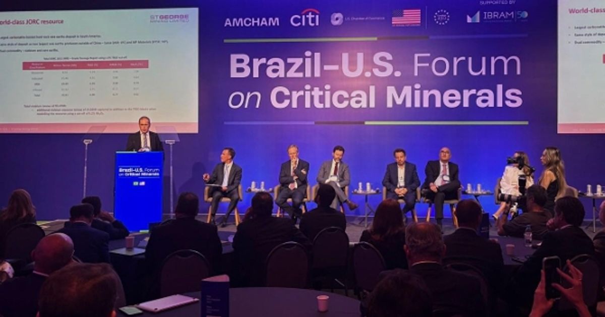 St George showcases Araxá project at Brazil–US critical minerals forum