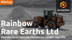 Rainbow Rare Earths CEO says Brazil project could replicate Phalaborwa success