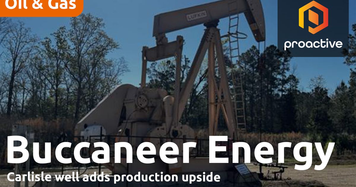 Buccaneer Energy CEO on cash-flow boost from Carlisle-1 acquisition ...