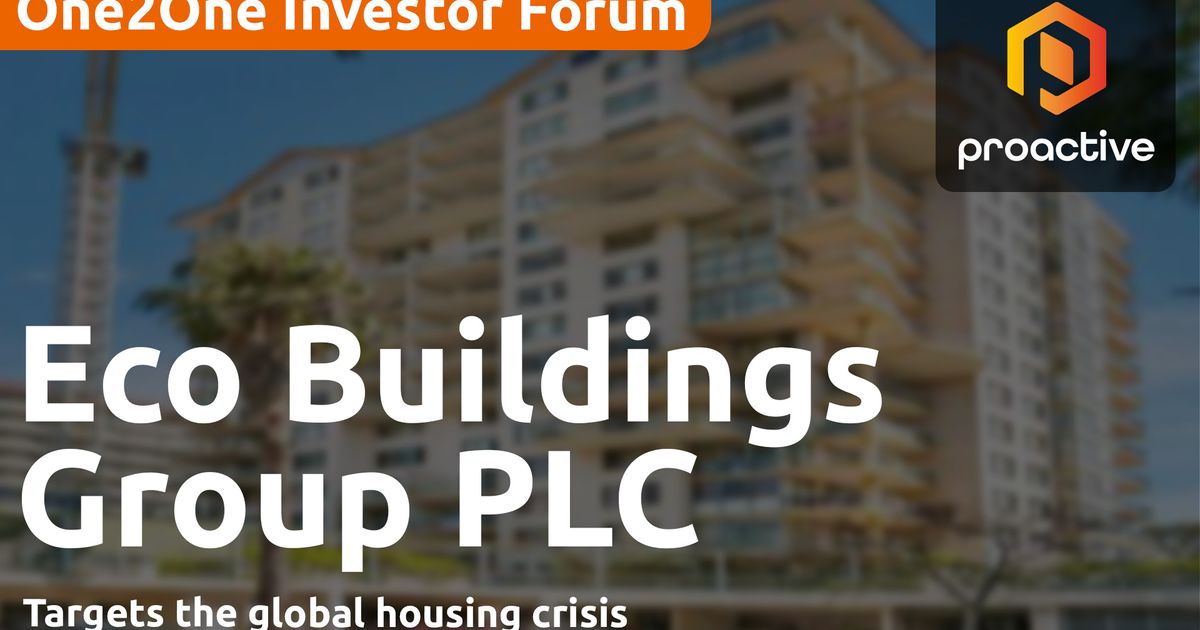 Eco Buildings targets the global housing crisis - One2One Investor ...