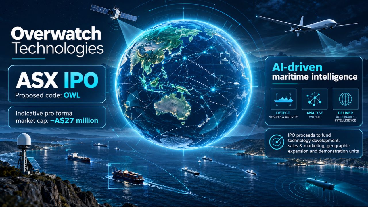 Overwatch Technologies advances ASX IPO to scale AI-driven maritime ...