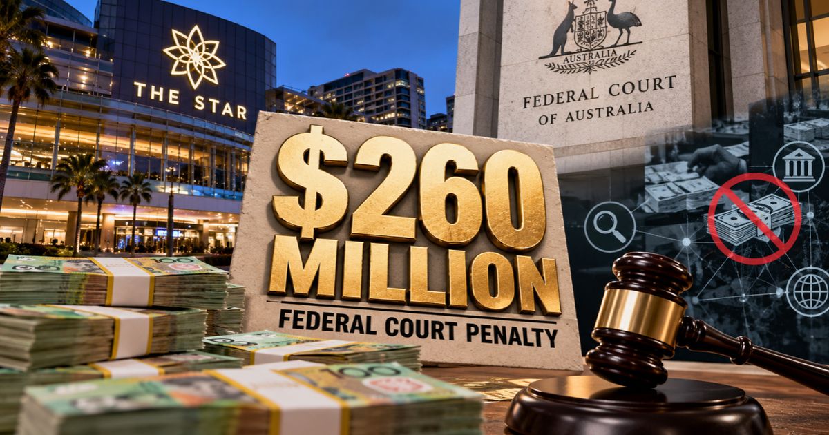 Star Entertainment hit with $260 million AUSTRAC fine as financial pressure intensifies