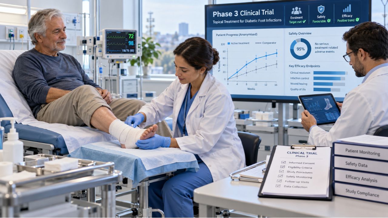 Recce Pharmaceuticals advances Phase 3 diabetic foot infection trial to ...