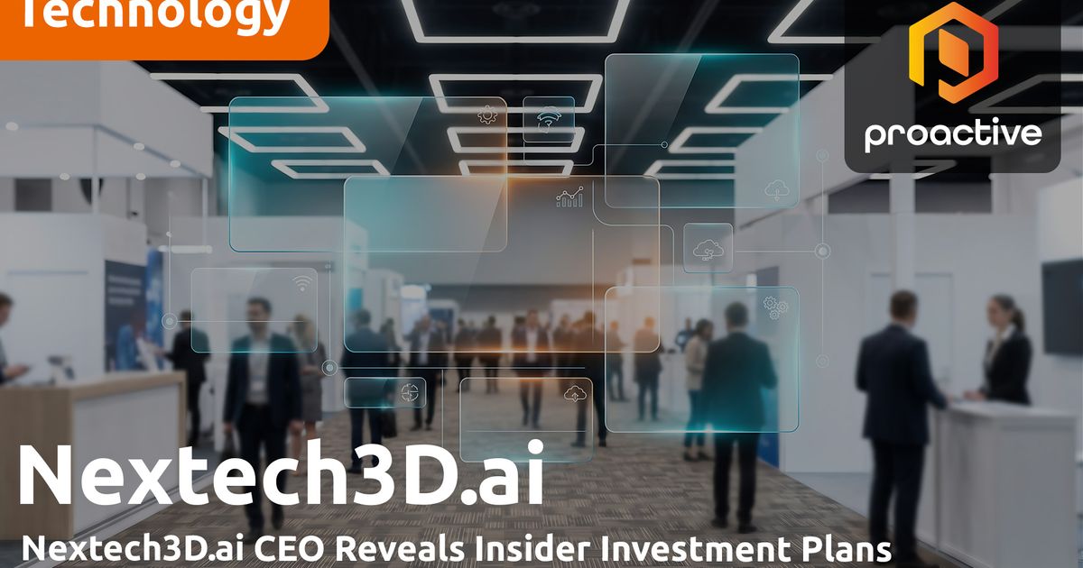 Nextech3D.ai proposes $720,000 financing with $350,000 in management participation