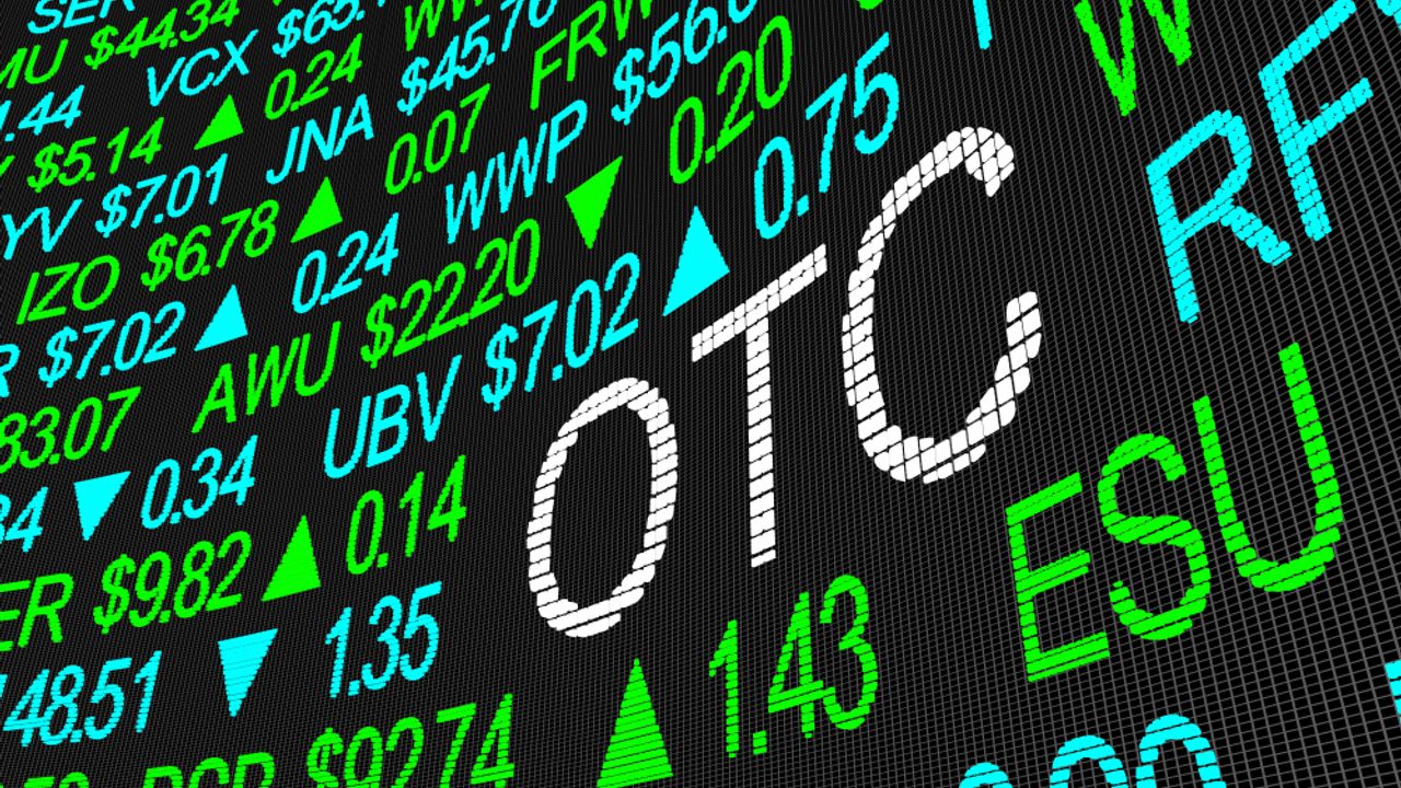 OTC stock board
