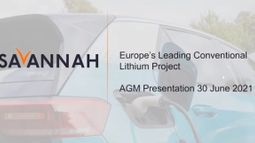 Savannah Resources PLC - 