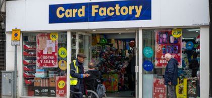 Card factory outlet shares