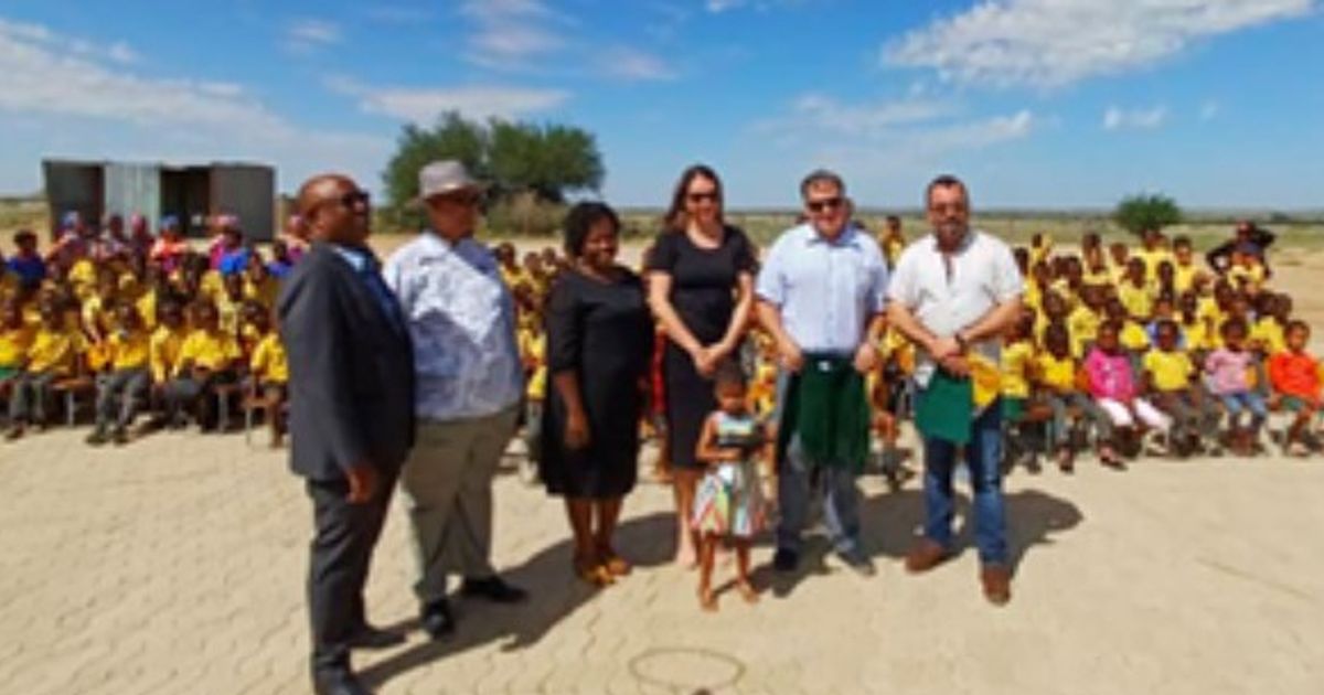 Gratomic Inc kicks off pledge to Namibian primary school by donating 100 uniforms and 300 lunch packs - Vimarsana News