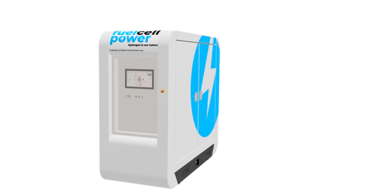 Alkaline Fuel Cell Power unveils conceptual image of recentlyannounced