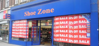 Shoe hot sale zone plc