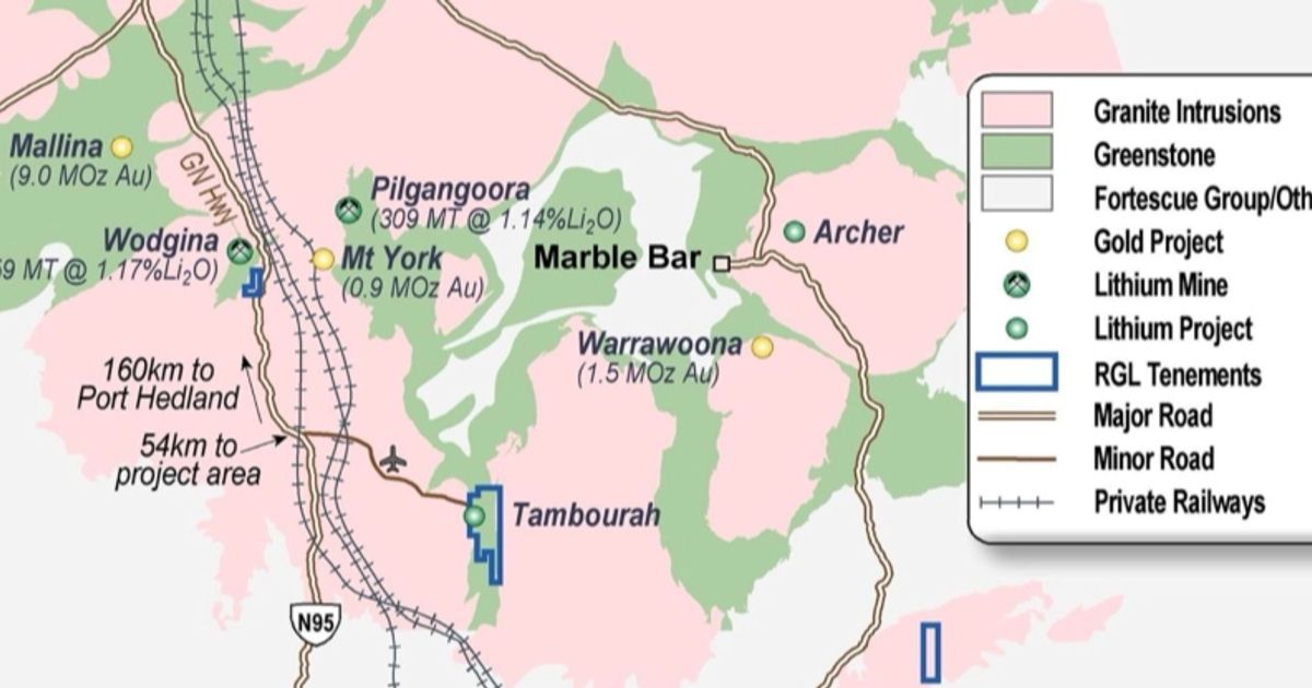 Riversgold Ltd engages contractor for maiden Tambourah lithium drilling - Vimarsana News